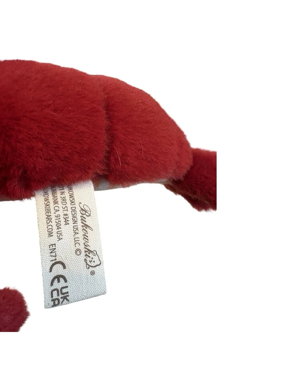 Bukowski Bears plush - Lobster Nautical Stuffed Animal New with Tags